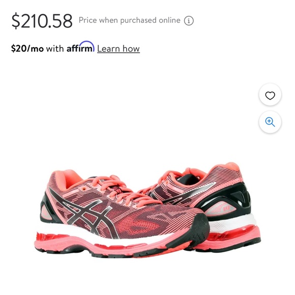 ASICS gel Nimbus 19 black/silver/diva pink women’s running shoes - size 9.5 - Picture 2 of 6